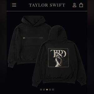 Taylor Swift Tortured Poets Black hoodie XXL